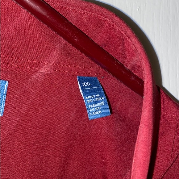 Red Button-Down - Picture 3 of 3